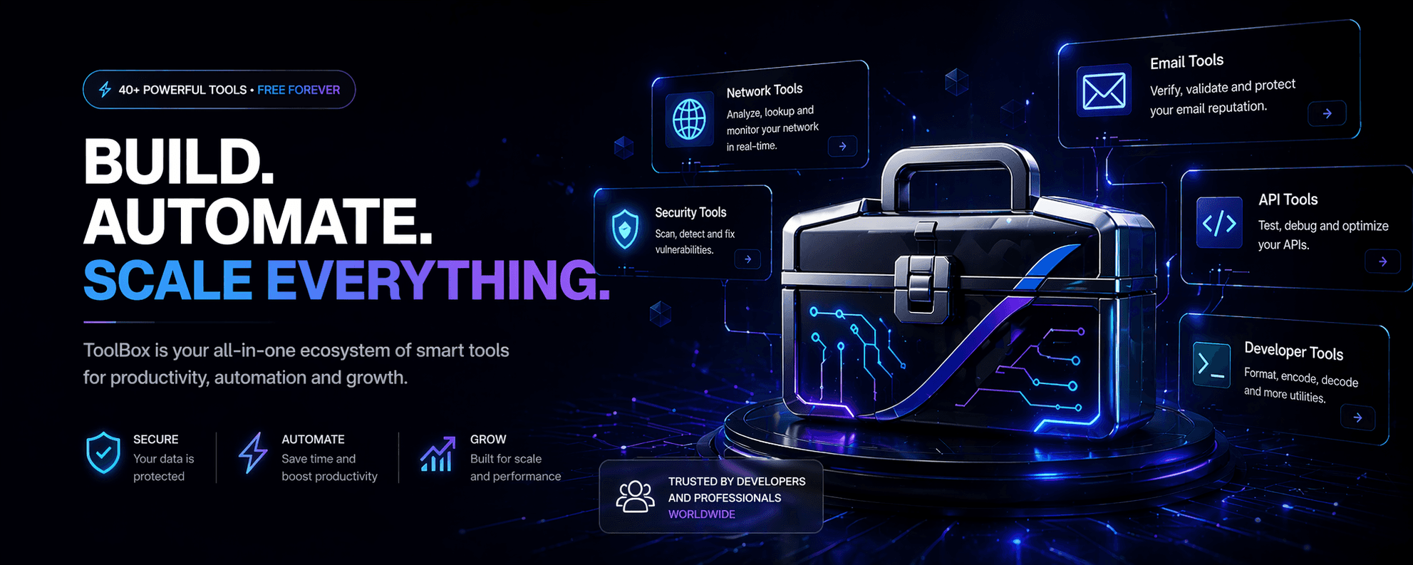 ToolZilla - 44 free professional tools for security, network and DNS